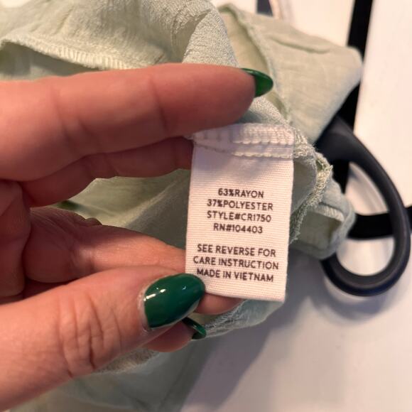 NWT Blu Pepper Light Sage Ruffle Tiered Top Bralette Size Small - Picture 8 of 11